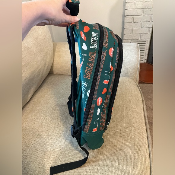 Miami hurricanes backpack - Picture 4 of 6